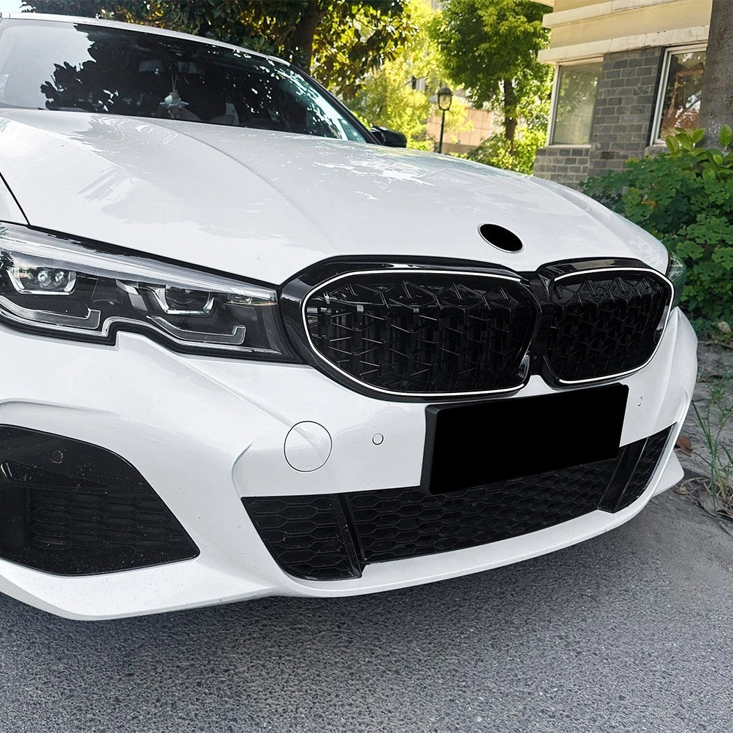 FRONT LED DIAMOND GRILLE LIGHT GRILL FOR BMW 3 SERIES G20 G21 PRE-LCI 2019-2022