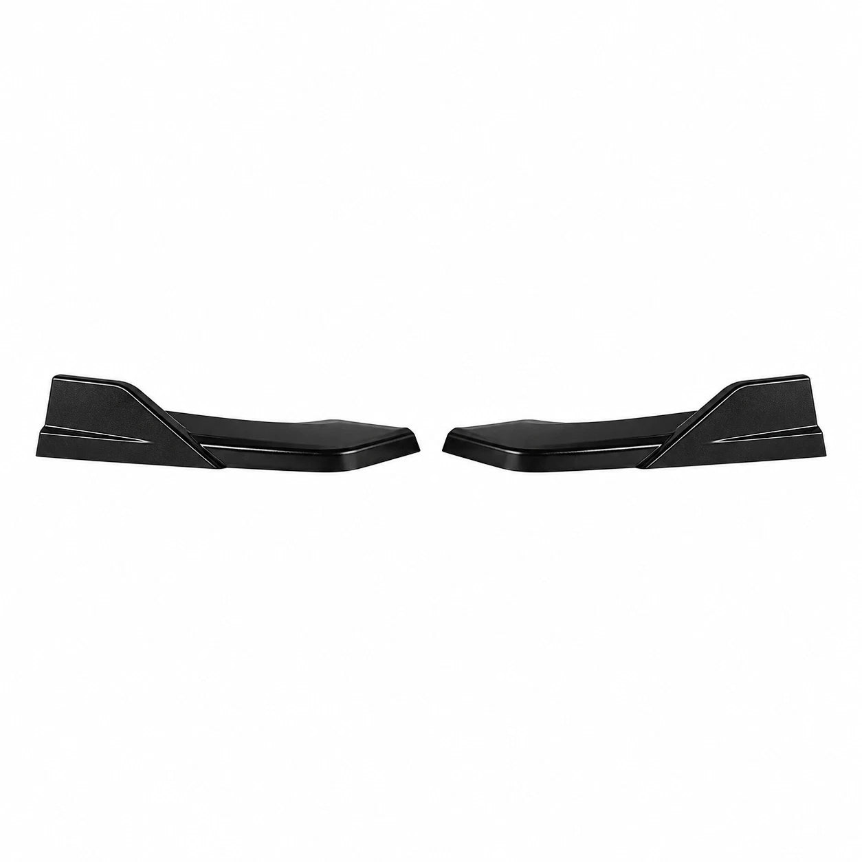 REAR SIDE SPLITTER BUMPER CORNER CANARDS BLACK FOR BMW 1 SERIES F20 F21 15-2019