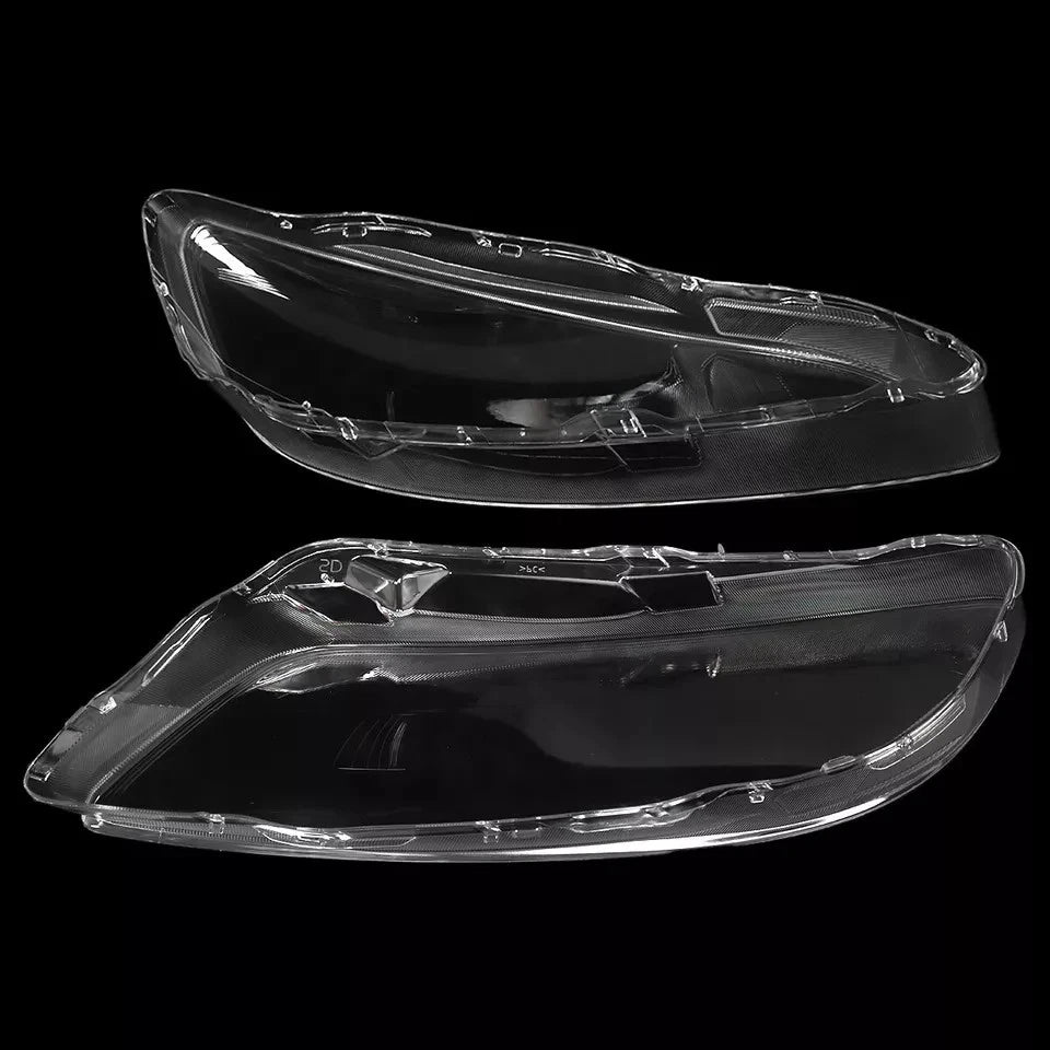 FOR VOLVO S60 MK2 134 LEFT RIGHT SIDE PAIR FRONT HEADLIGHT LAMP LENS COVER 14-18