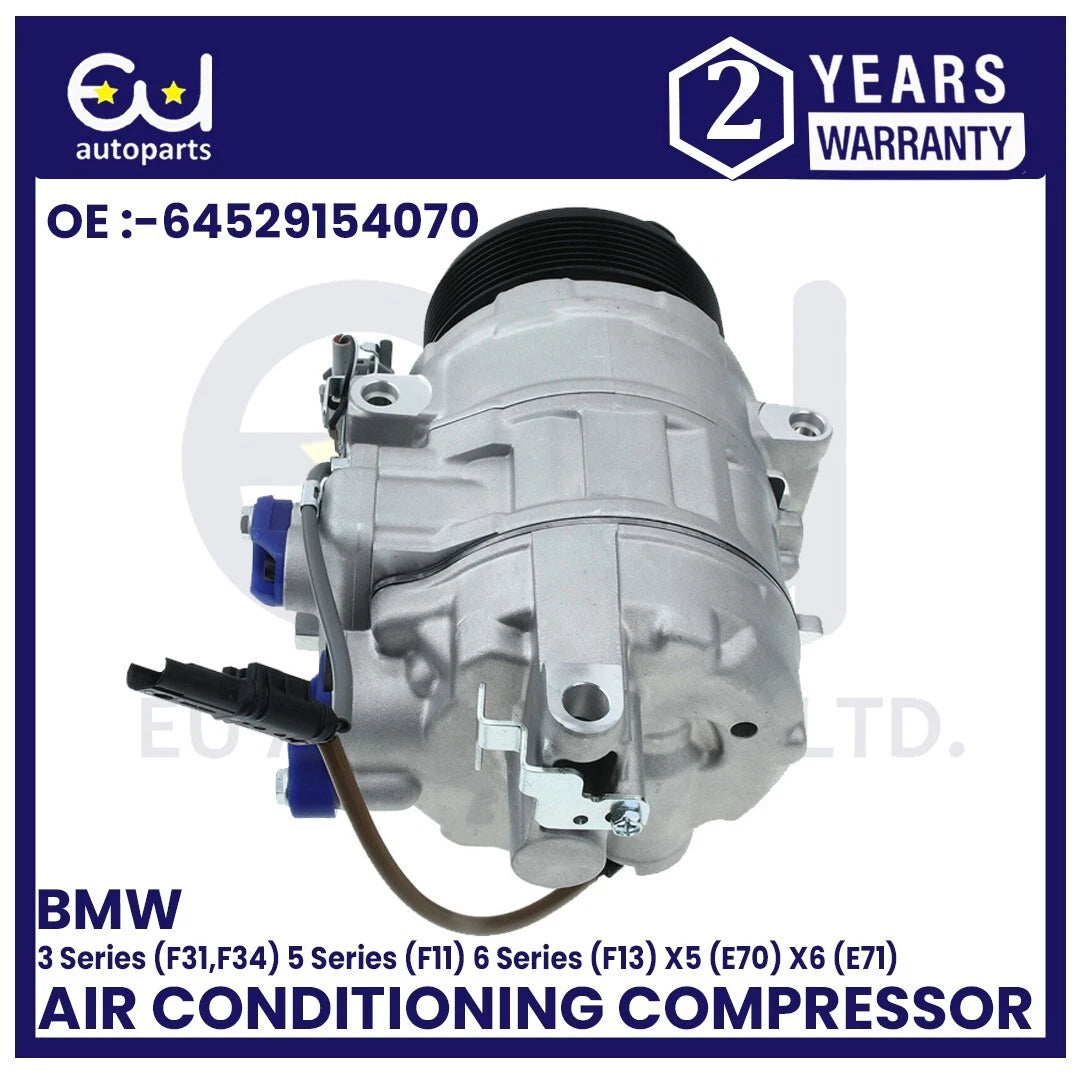 AIR CON AC COMPRESSOR FOR BMW 3 4 5 SERIES F30 F31 F80 F32 F33 F36 X6 E71 E72