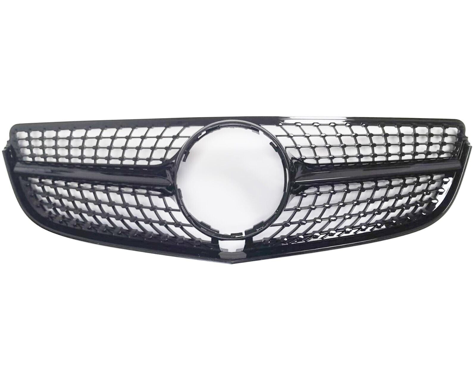 FOR MERCEDES E CLASS COUPE CABRIOLET W207 14-17 FRONT GRILL GRILLE BLACK DIAMOND