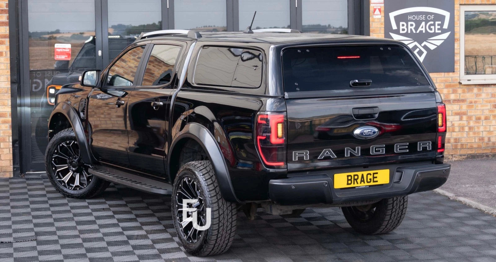2X LED SMOKED REAR TAIL LIGHT LAMPS FOR FORD RANGER T6 PX1 T7 PX2 T8 PX3 2011-22