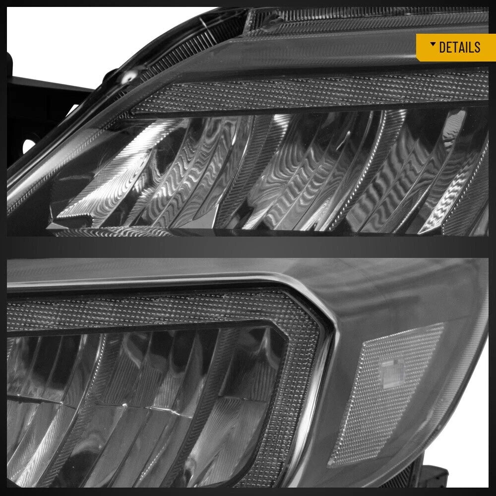 PAIR HEADLIGHTS LAMP W/ANIMATION FOR SUBARU WRX STI / IMPREZA 08-14 LED DRL SETS