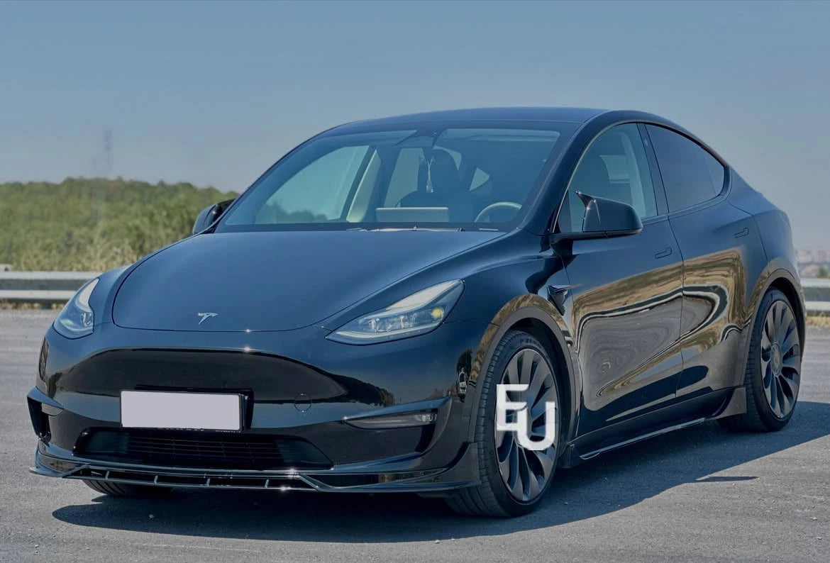 FOR TESLA MODEL Y BODY KIT BODYKIT FRONT SPLITTER LIP REAR DIFFUSER MIRROR 2021+