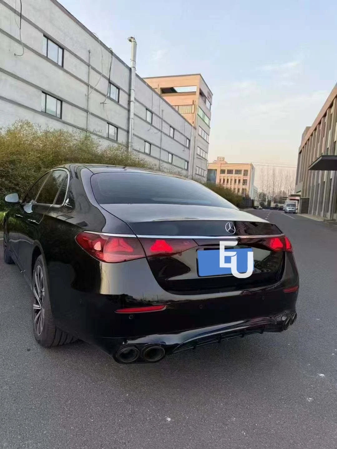 FOR MERCEDES E CLASS E53 LOOK W214 S214 SE STANDARD REAR DIFFUSER W/TIPS 2023+