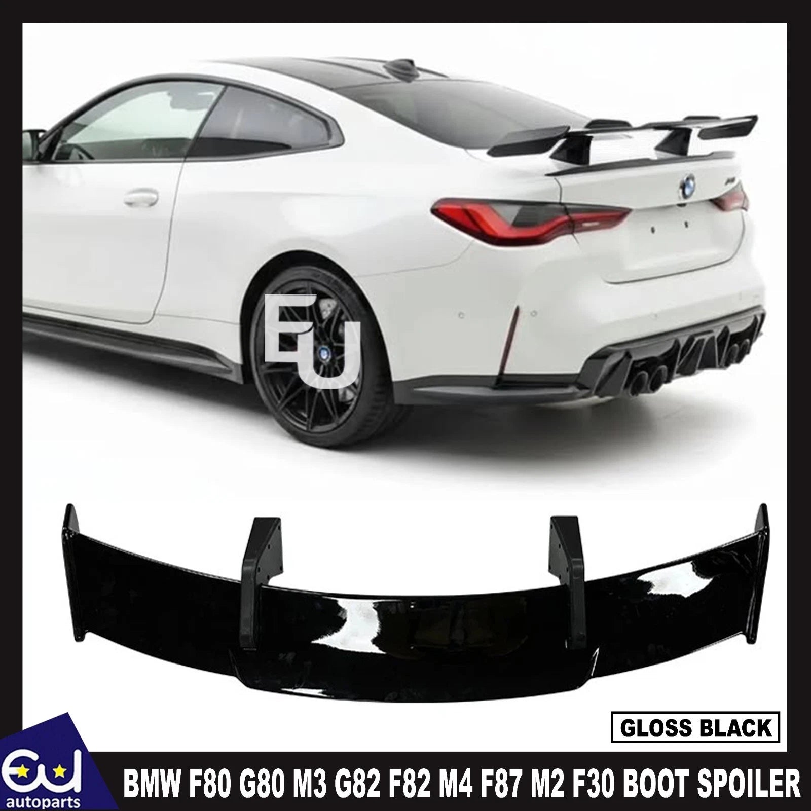FOR BMW F80 G80 M3 G82 F82 M4 F87 M2 F30 F32 E92 M5 REAR BOOT TRUNK SPOILER WING