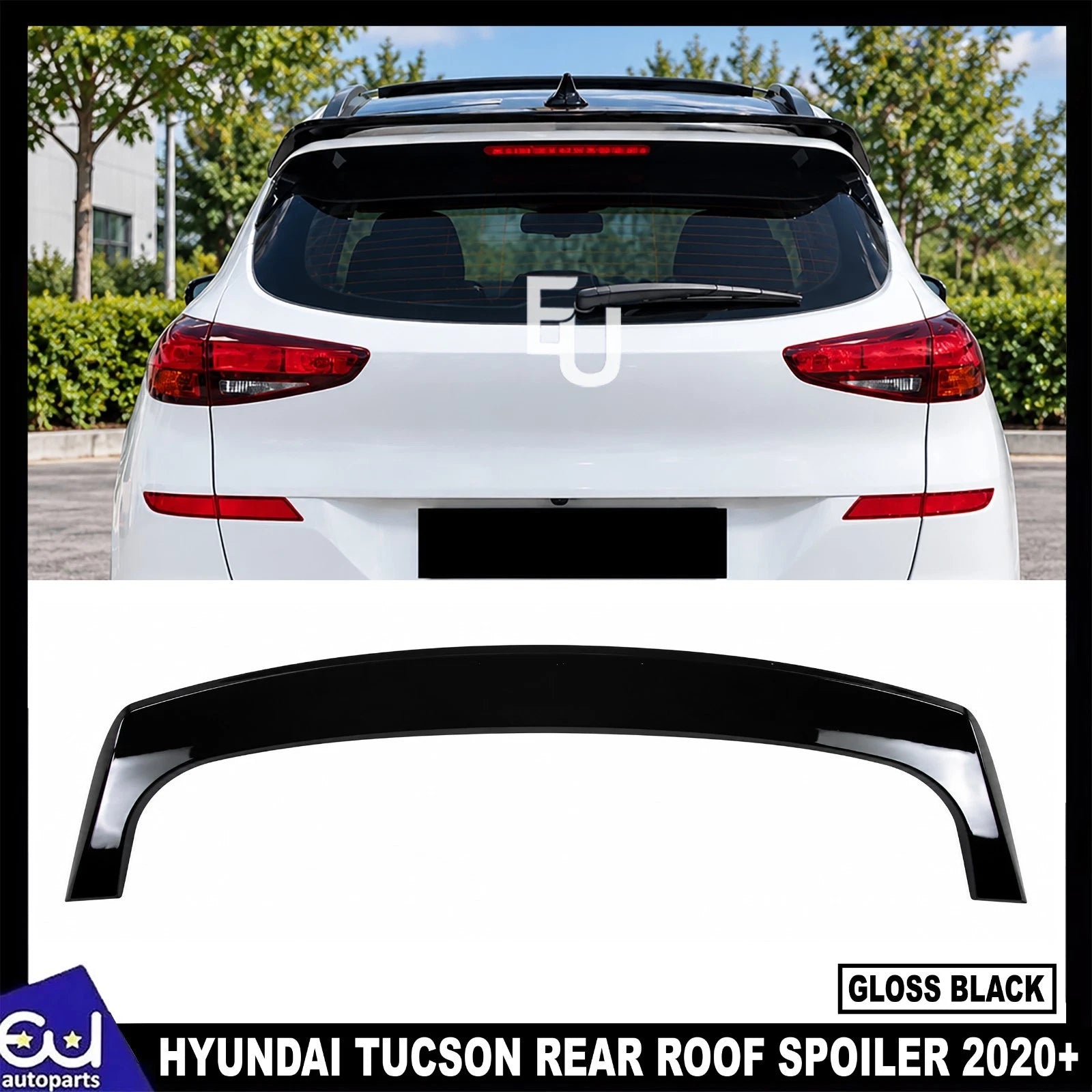 FOR HYUNDAI TUCSON REAR TAILGATE TRUNK ROOF BOOT SPOILER LIP WING 2020+