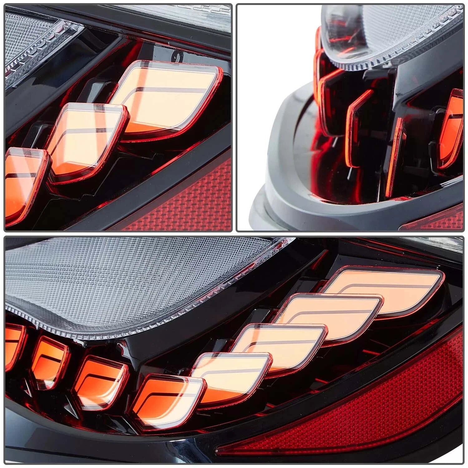 SMOKED OLED TAIL LIGHTS LAMP FOR BMW 2 SERIES 14-20 F22 F23 F87 M2 W/ANIMATION
