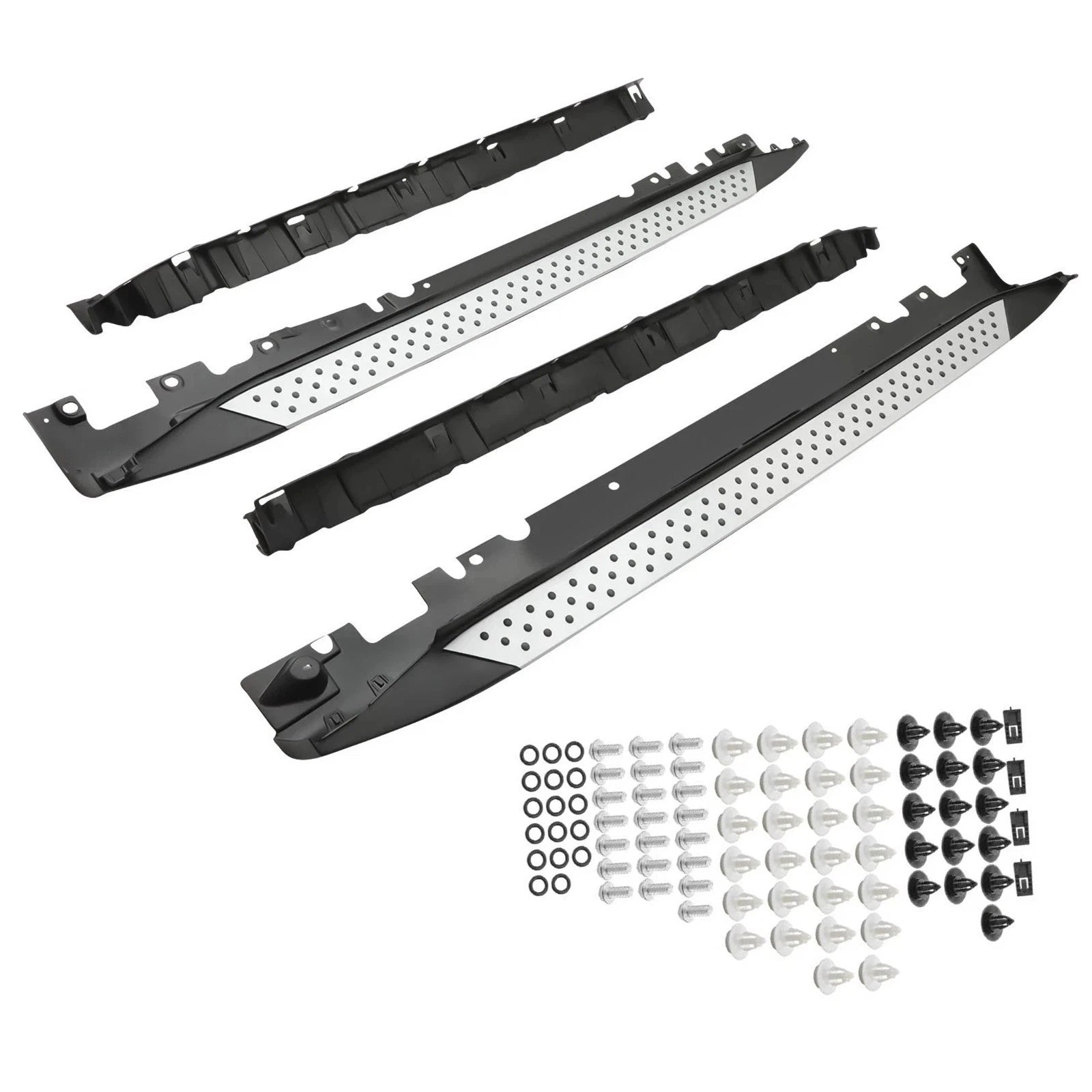 ALUMINIUM SIDE STEPS RUNNING BOARD FOOT RAILS OE STYLE FOR BMW X5 E70 2007-2013