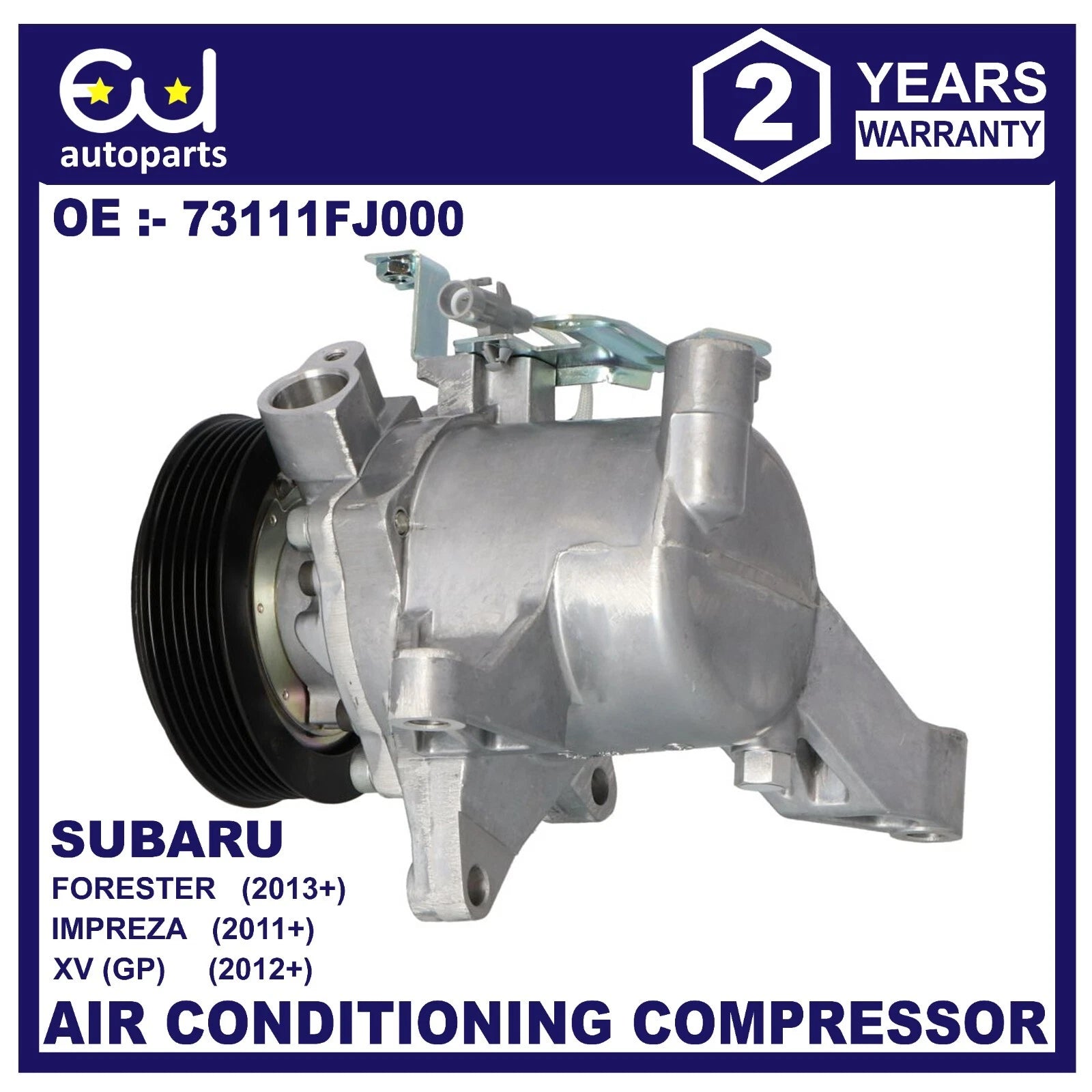 AIR CON COMPRESSOR AC FOR SUBARU FORESTER SJ IMPREZA GJ 1.6 2.0 2.5 73111FJ000