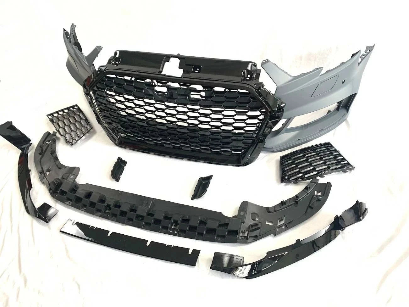 FRONT BUMPER RS3 STYLE CONVERSION FOR AUDI A3 HATCHBACK SPORTSBACK 8V 2016-2020