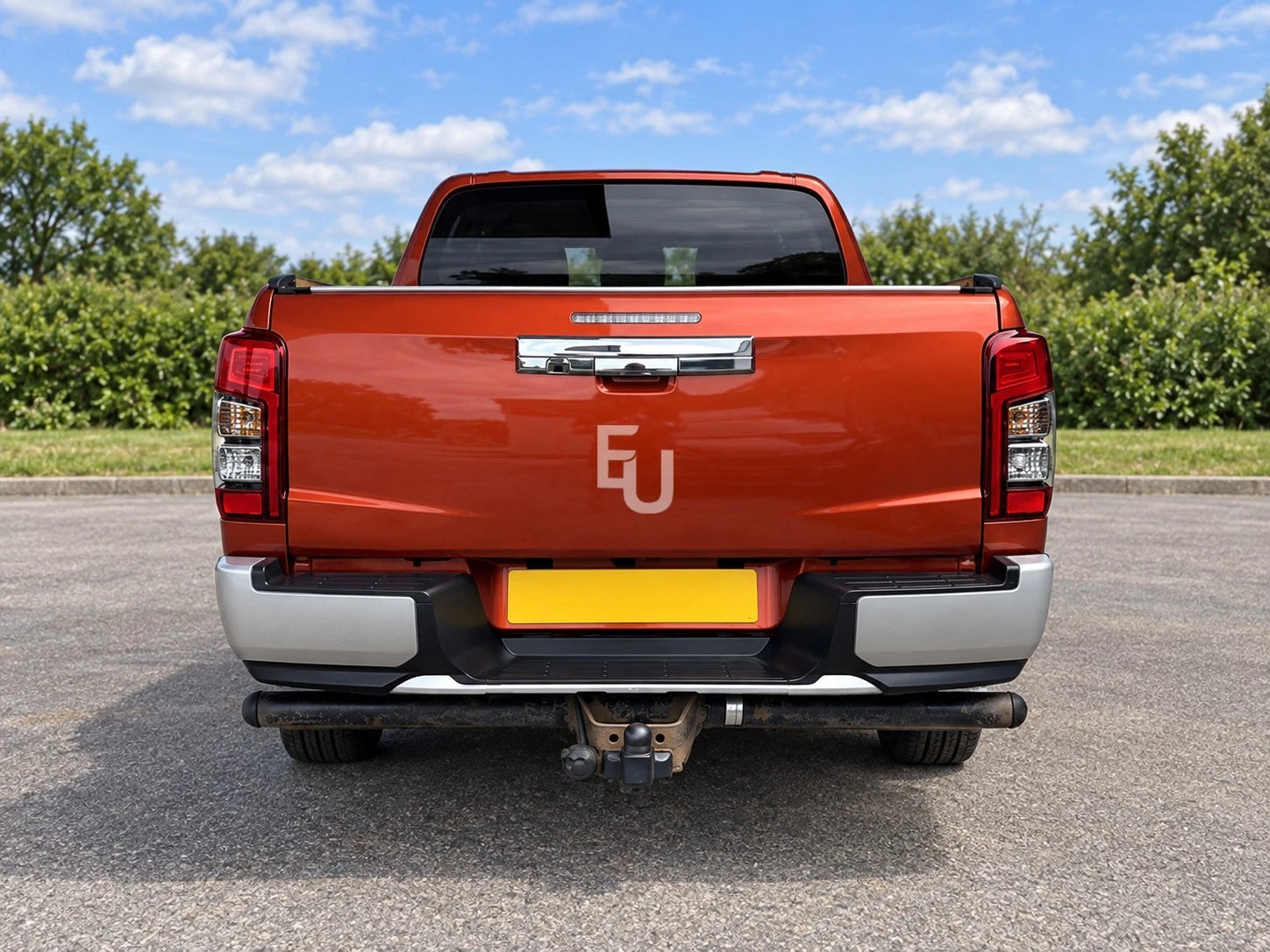 FOR MITSUBISHI L200 TRITON 5 SERIES 2019-2023 FACELIFT SILVER REAR BUMPER STEP