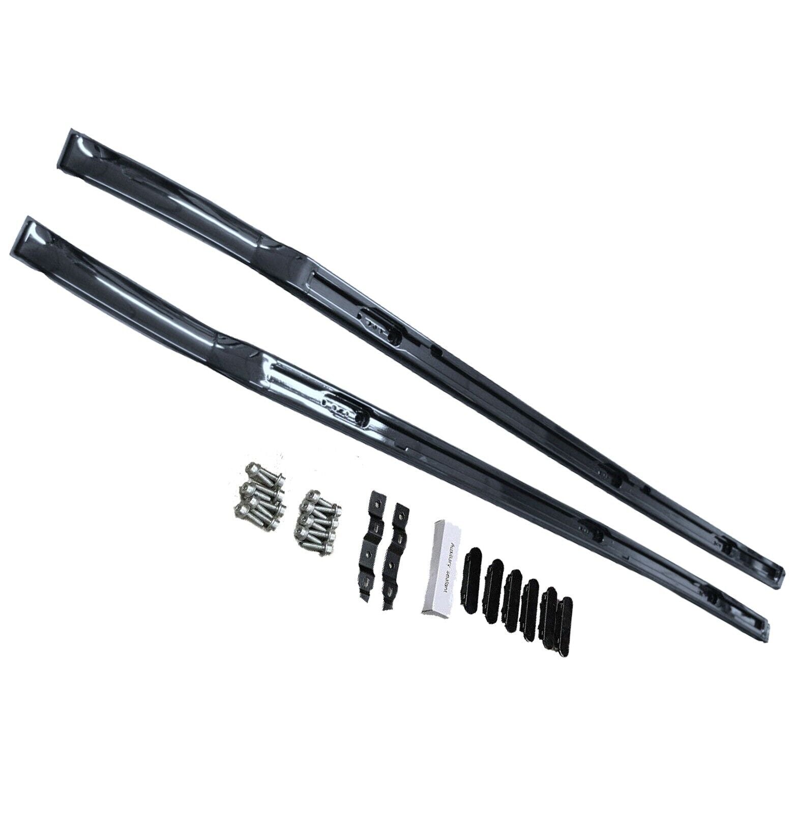 FOR LAND ROVER DEFENDER 110 L663 ALUMINIUM ROOF RAILS ROOF BARS BLACK STYLE 20+