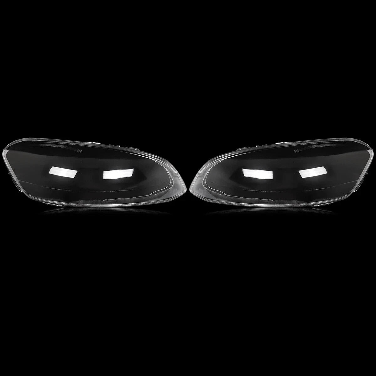 FOR VOLVO XC60 2013-17 LCI FRONT HEADLIGHT LAMP LENS COVER LEFT RIGHT SIDE PAIR