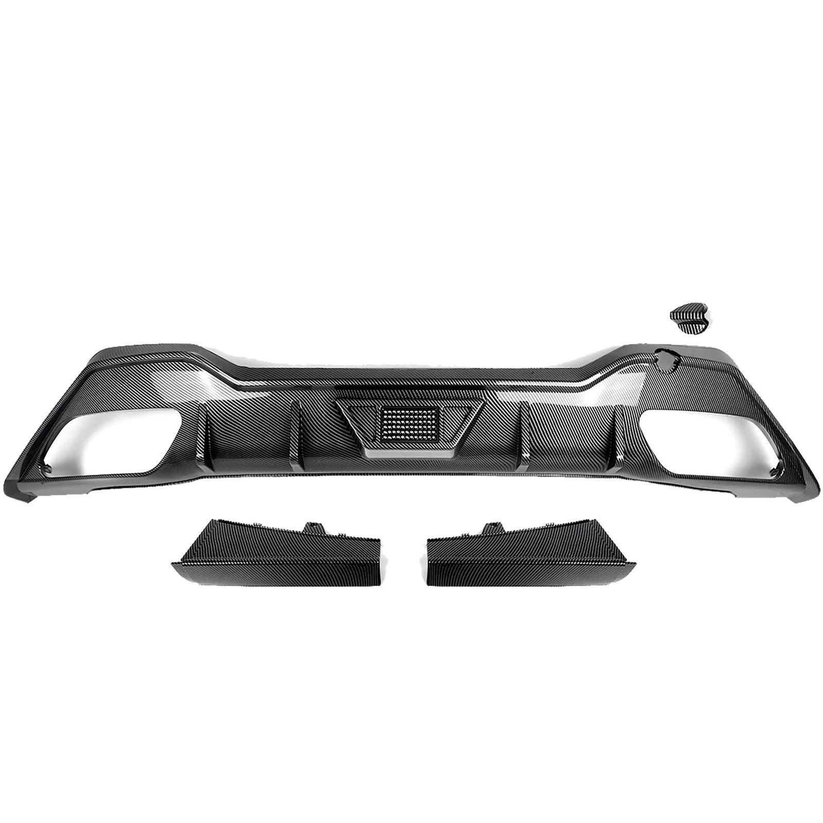 REAR DIFFUSER WITH LED LIGHT FOR BMW 8 SERIES G14 G15 M SPORT CARBON LOOK 2019+