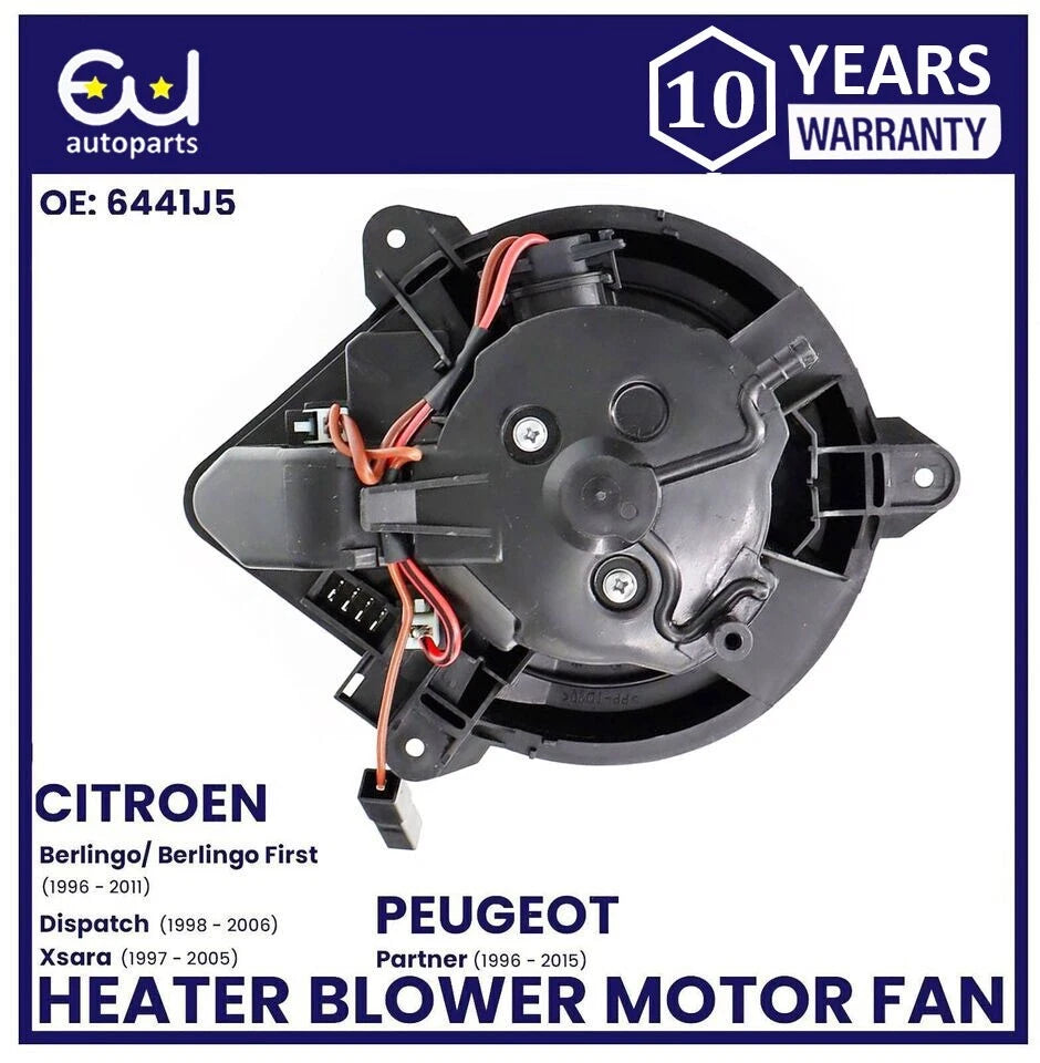 HEATER BLOWER MOTOR FAN FOR CITROEN DISPATCH BERLINGO ZX PEUGEOT PARTNER EXPERT