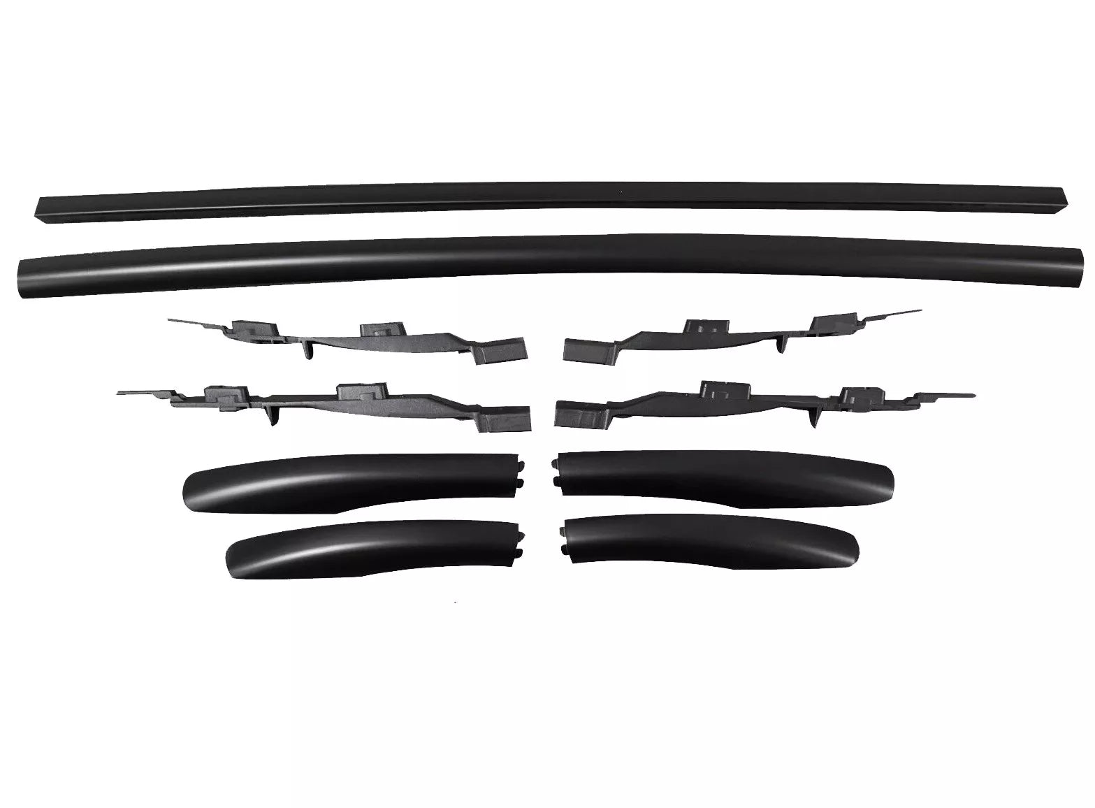 FOR FORD KUGA MK2 ROOF RAILS RACK CROSS BARS ALUMINUM BLACK OEM FIT 2013-2019