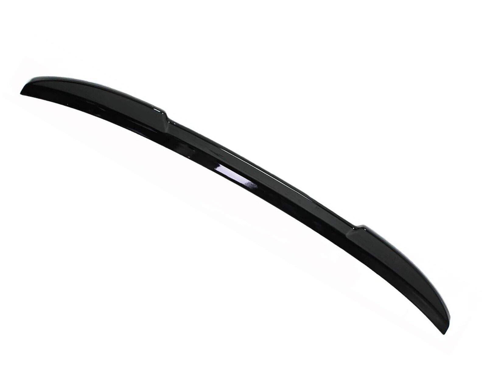 REAR BOOT SPOILER TRUNK WING TRIM V-SHAPE FOR FORD MUSTANG MACH-E 2020+ BLACK