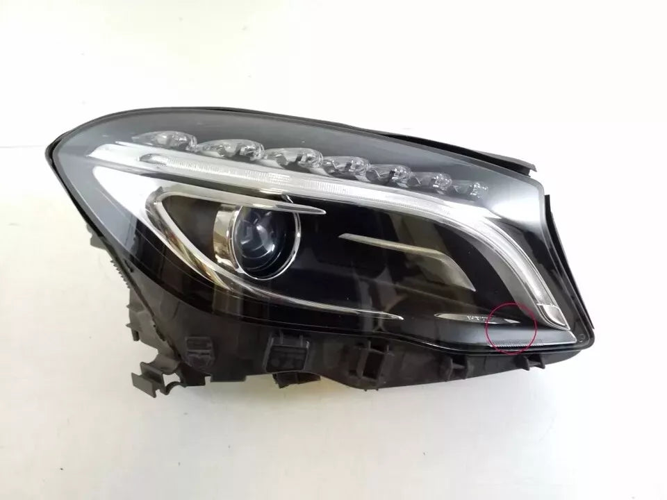 FOR MERCEDES GLA W156 X156 FRONT HEADLIGHT LENS COVERS LEFT PASSENGER SIDE 13-16