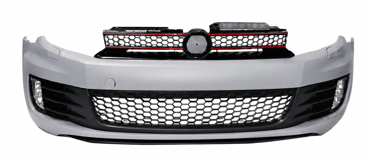 FOR VW GOLF MK6 GTI CONVERSION LOOK FRONT BUMPER BODYKIT 09-12 FIT TDI TSI GTI