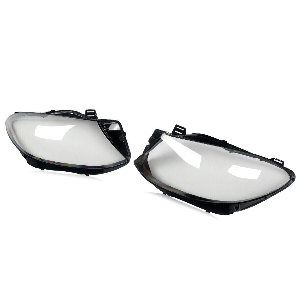 PAIR HEADLIGHT LENS HEADLAMP COVER FOR MERCEDES-BENZ GLE CLASS W166 2015-2019