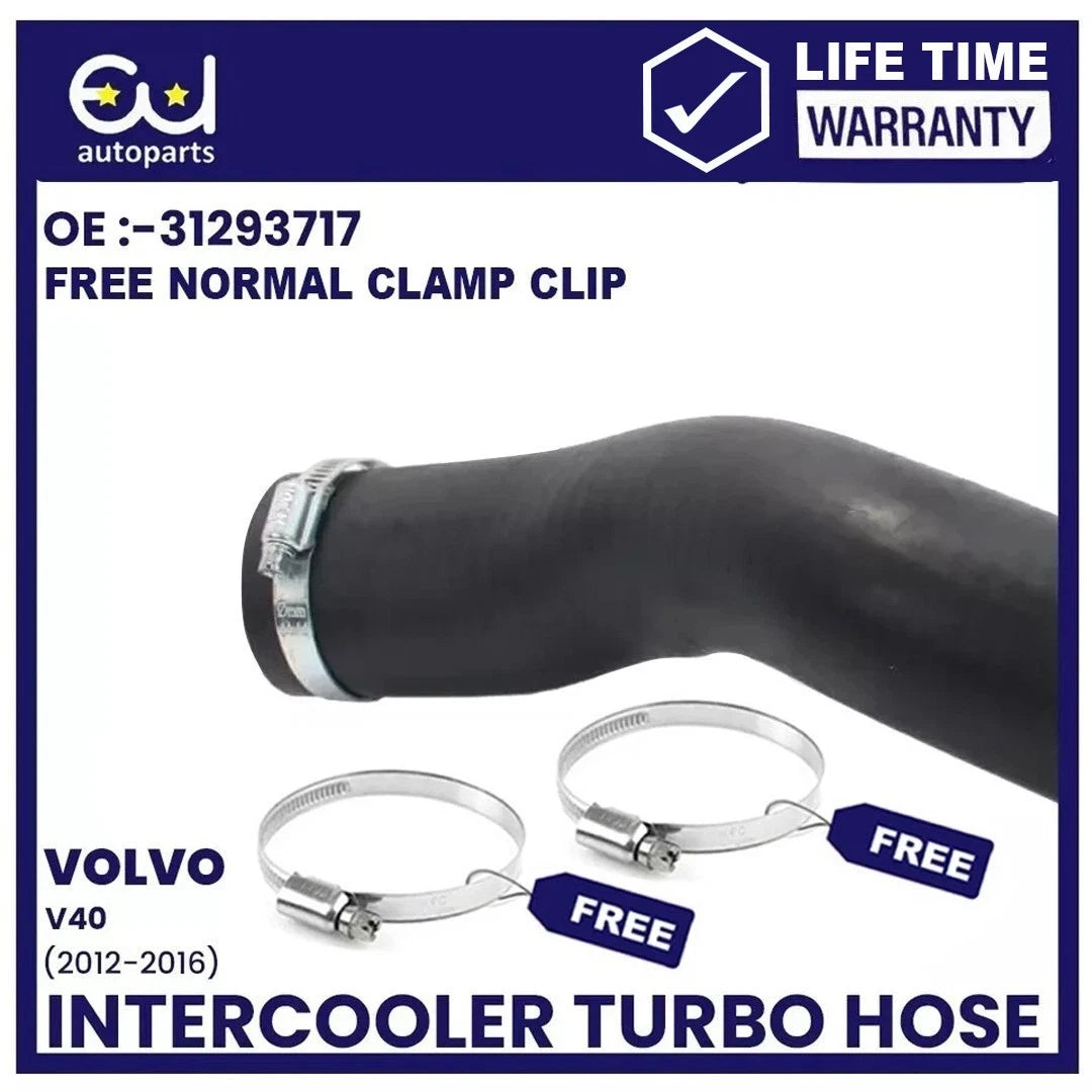 FOR VOLVO V40 D2 1.6 DIESEL INTERCOOLER TURBO HOSE PIPE 31293717  (2012 - 2016)