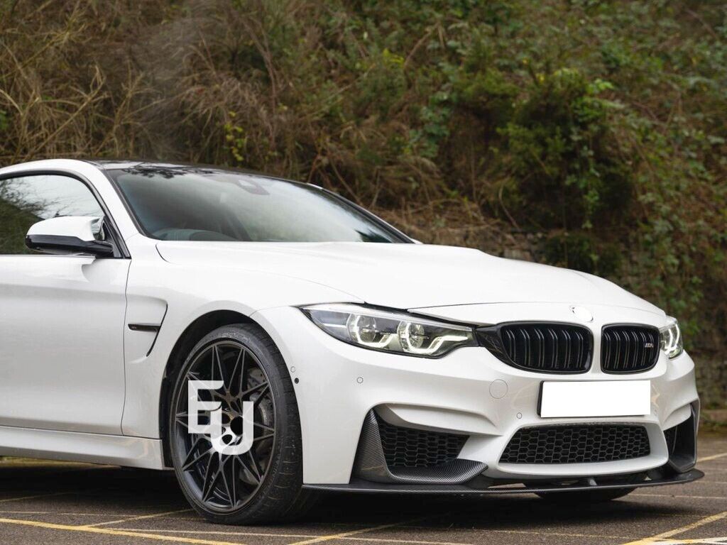FOR BMW M3 M4 F80 F82 F83 FRONT SPLITTER LIP & REAR DIFFUSER BODYKIT CARBON LOOK