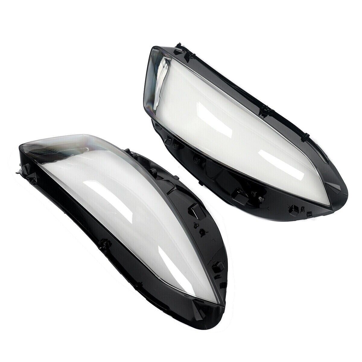 FOR MERCEDES-BENZ A CLASS W177 HEADLIGHT LENS COVER LEFT RIGHT SIDE + MANUAL
