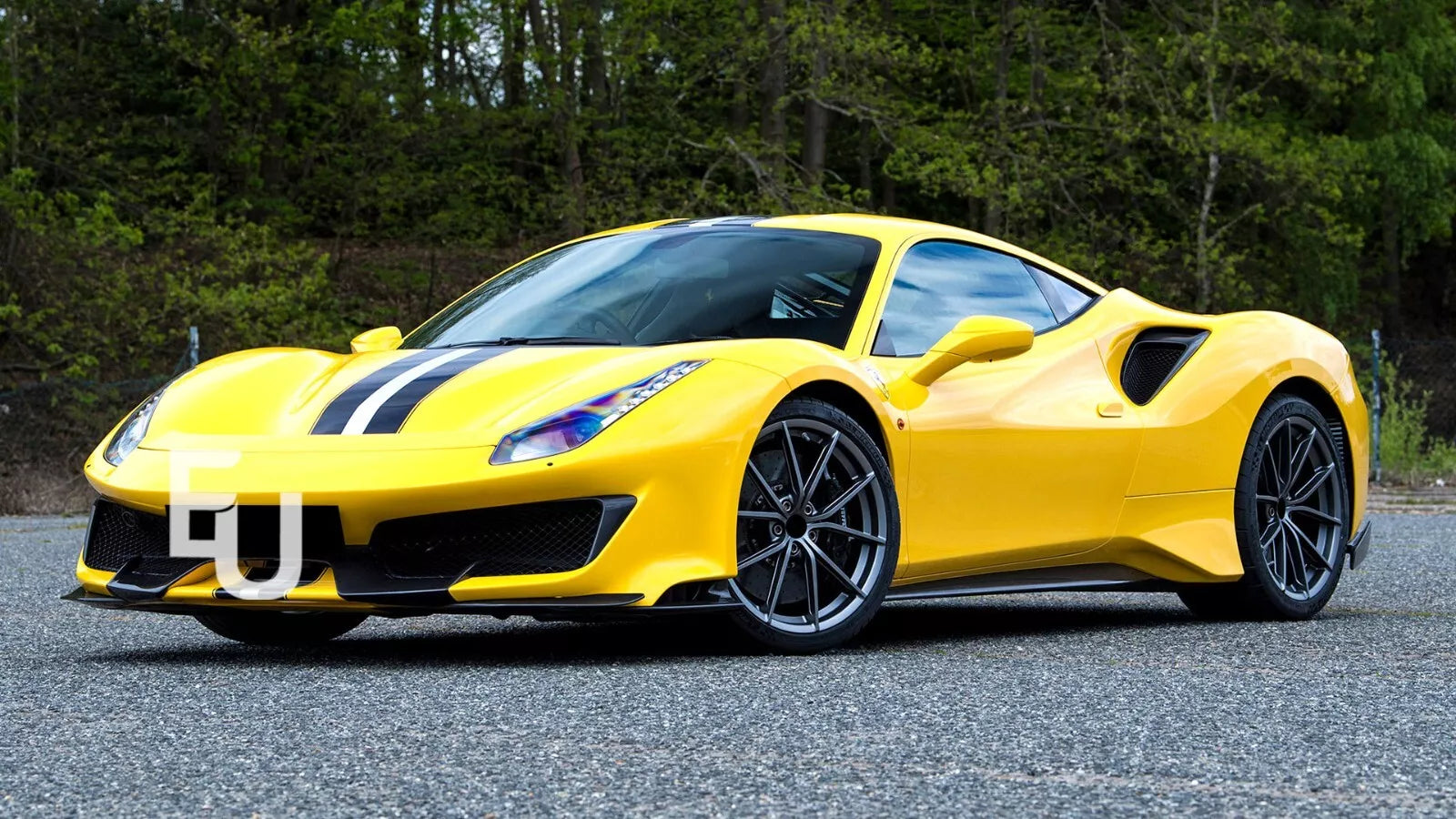 LEFT PASSENGER SIDE HEADLIGHT HEAD LAMP LENS COVER FIT FOR FERRARI 488 2015-2020