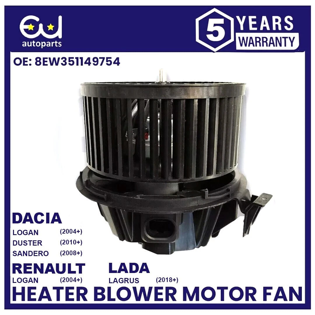 HEATER BLOWER MOTOR FAN FOR DACIA DUSTER SANDERO RENAULT LOGAN LADA LARGUS 04-ON