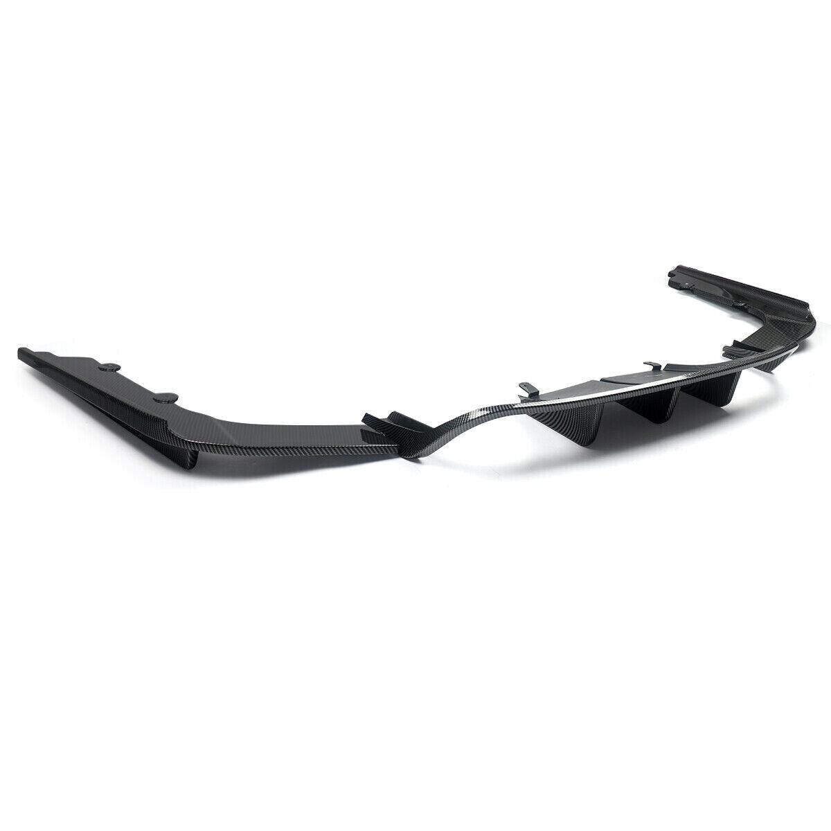 FOR BMW E92 E93 M3 MP STYLE REAR DIFFUSER QUAD EXHAUST CARBON LOOK  2008-2013