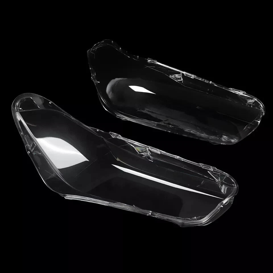 PAIR FOR BMW X2 F39 2018-23 HEADLIGHT LENS HEADLAMP COVER SHELL LEFT RIGHT SIDE