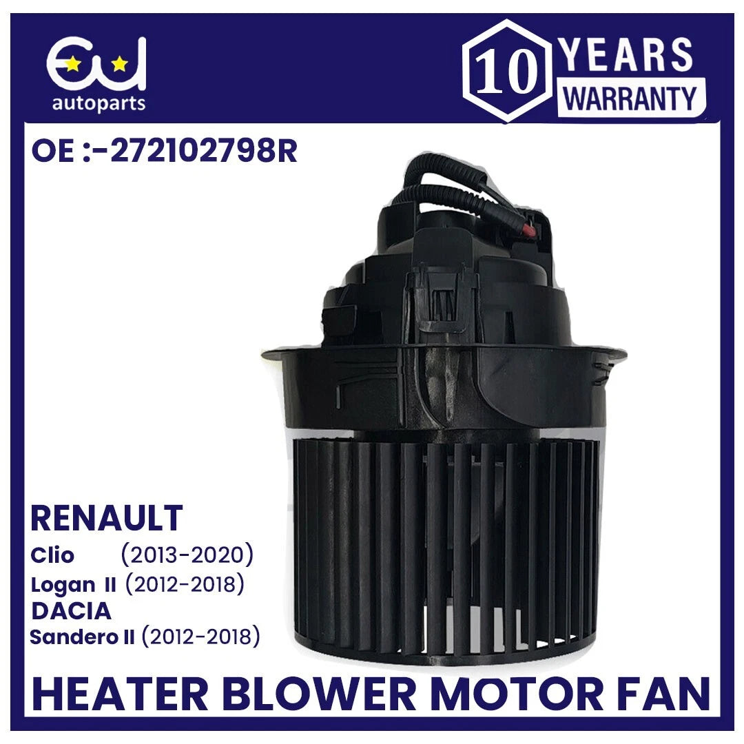 HEATER BLOWER MOTOR FAN FOR DACIA DUSTER SANDERO LOGAN MK2 RENAULT CLIO MK4