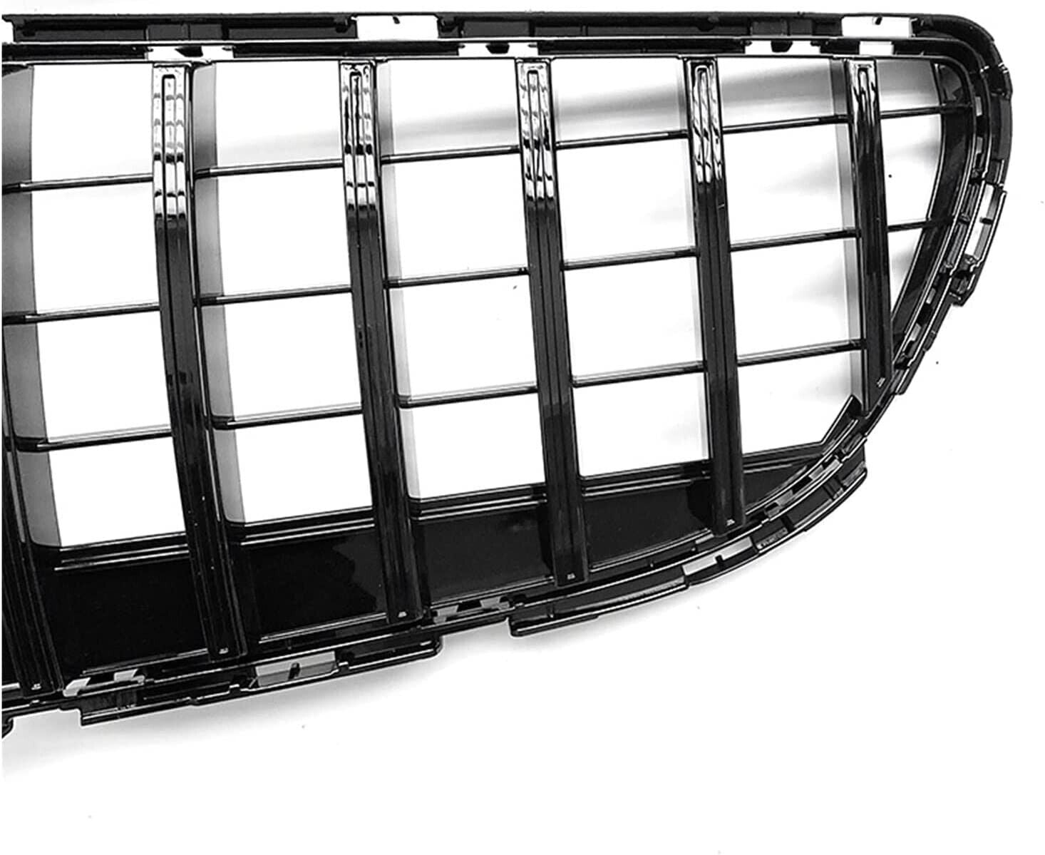 FOR MERCEDES CLS CLASS W218 C218 FRONT GT PANAMERICANA GRILLE GLOSS BLACK 15-18