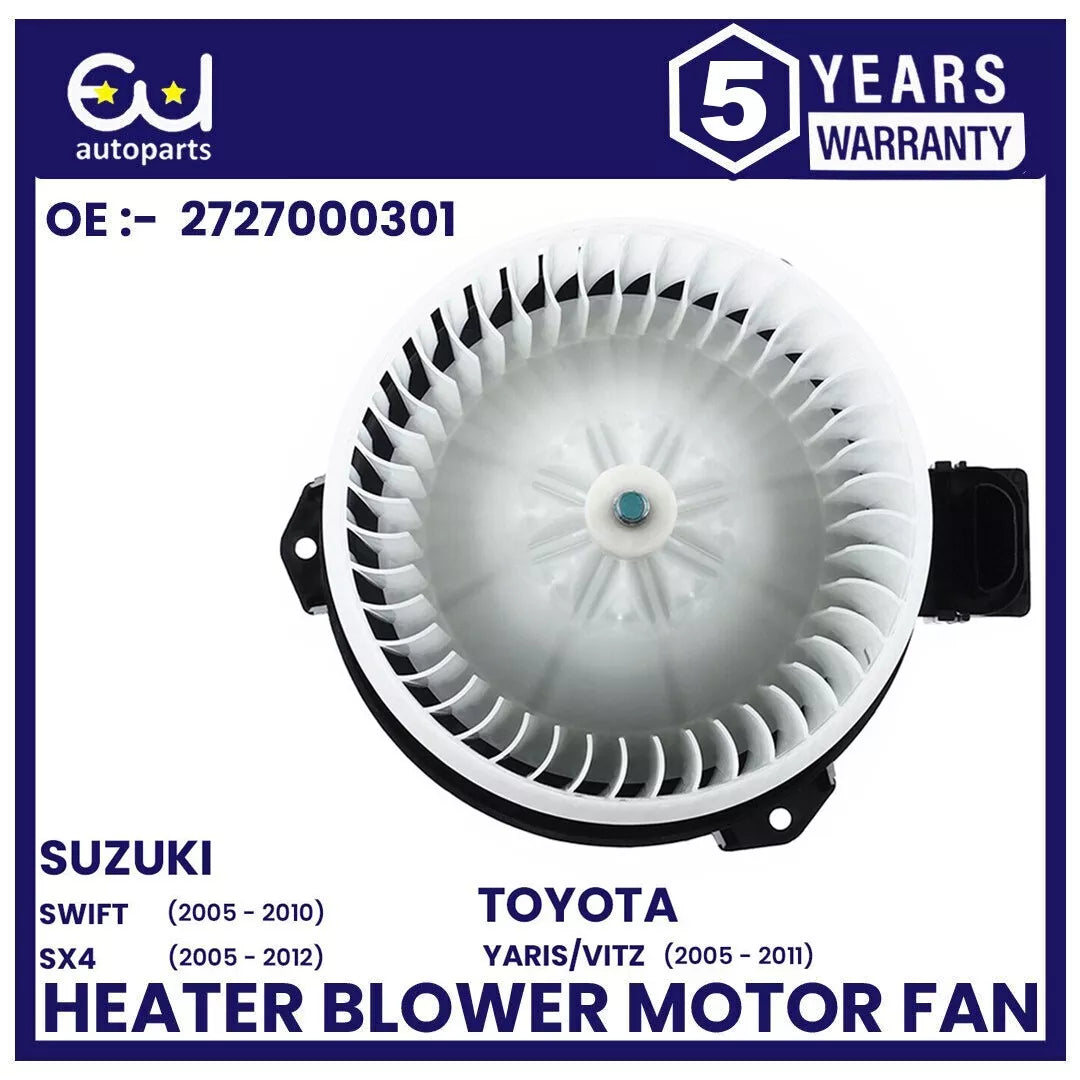 HEATER BLOWER MOTOR FAN FOR SUZUKI SWIFT SX4 TOYOTA YARIS/VITZ 05-12 2727000301