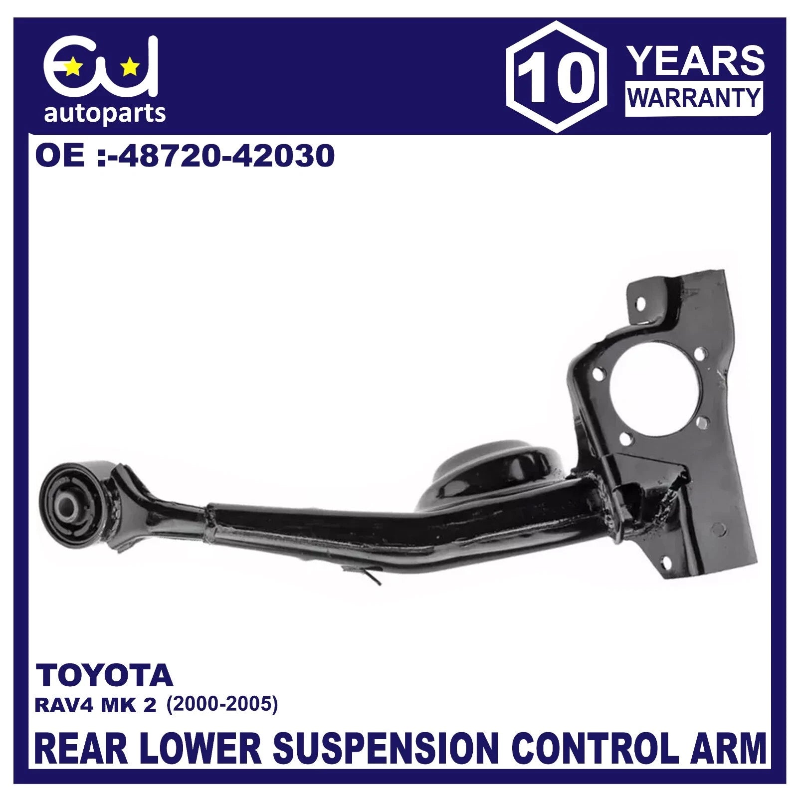 REAR LOWER LEFT SUSPENSION TRAILING CONTROL ARM FOR TOYOTA RAV4 MK2 (_A2_) 00-05