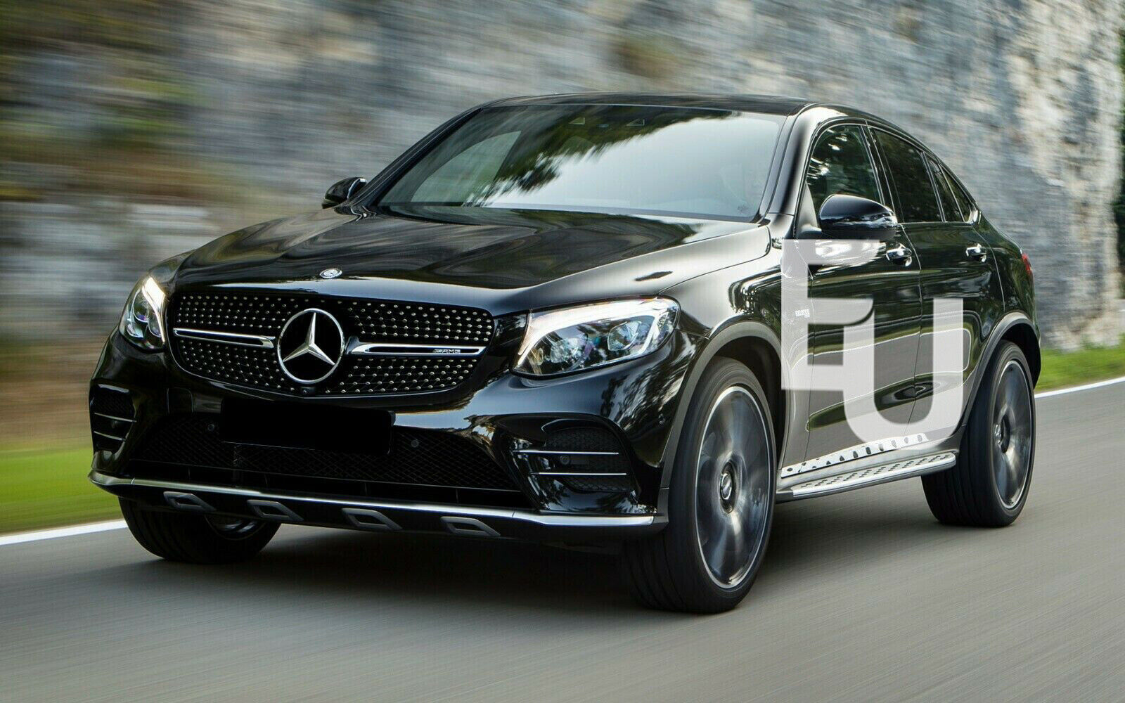FOR MERCEDES GLC X253 C253 2015-2019 FRONT GRILLE DIAMOND GLC 43 STYLE