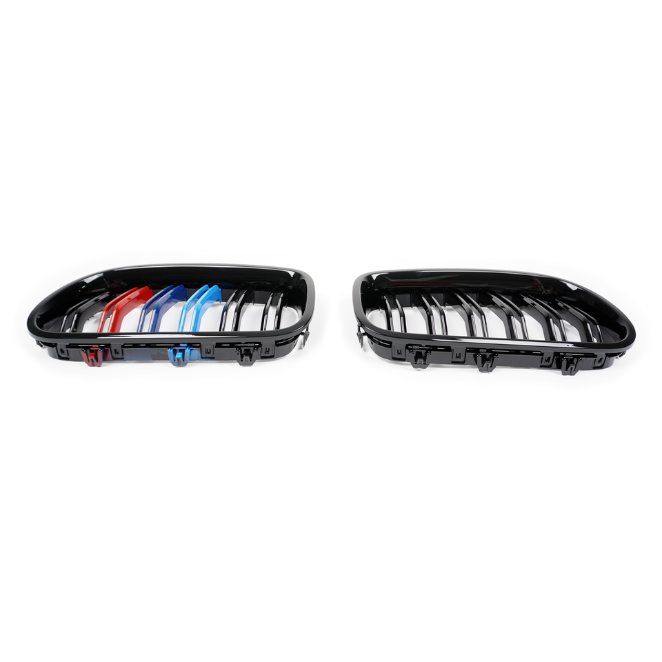 FOR BMW 5 SERIES F10 F11 FRONT M COLOR GLOSS M5 STYLE KIDNEY GRILLE GRILL 10-16