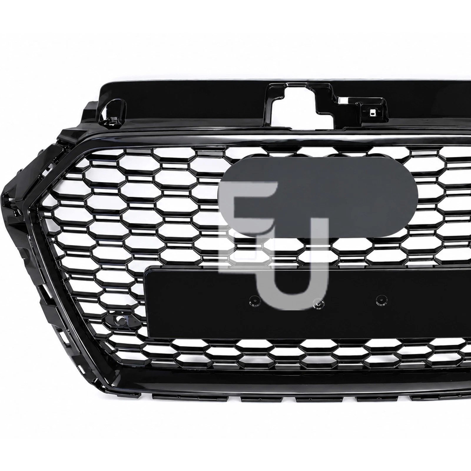 RS3 STYLE HONEYCOMB MESH FRONT GRILLE FOR AUDI A3/S3 8V FACELIFT GLOSS 2016-2019