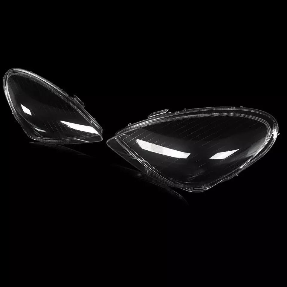 PAIR FRONT CLEAR HEADLIGHT LAMP LENS COVER FOR MERCEDES-BENZ SLK R171 2005-2011