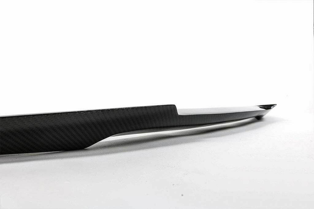 REAR TRUNK BOOT SPOILER V STYLE LIP FOR BMW 4 SERIES F82 M4 COUPE CARBON LOOK