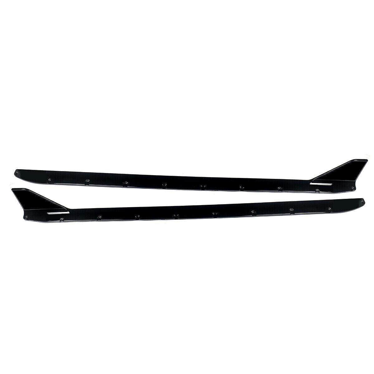 FOR BMW G80 M3 G82 G83 M4 MP STYLE SIDE SKIRT EXTENTION LIP GLOSS BLACK 2020+