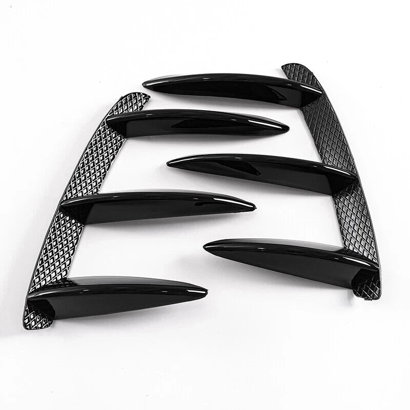 FOR MERCEDES BENZ A CLASS W176 A200 A250 A45 REAR BUMPER SPLITTER CANARD TRIM