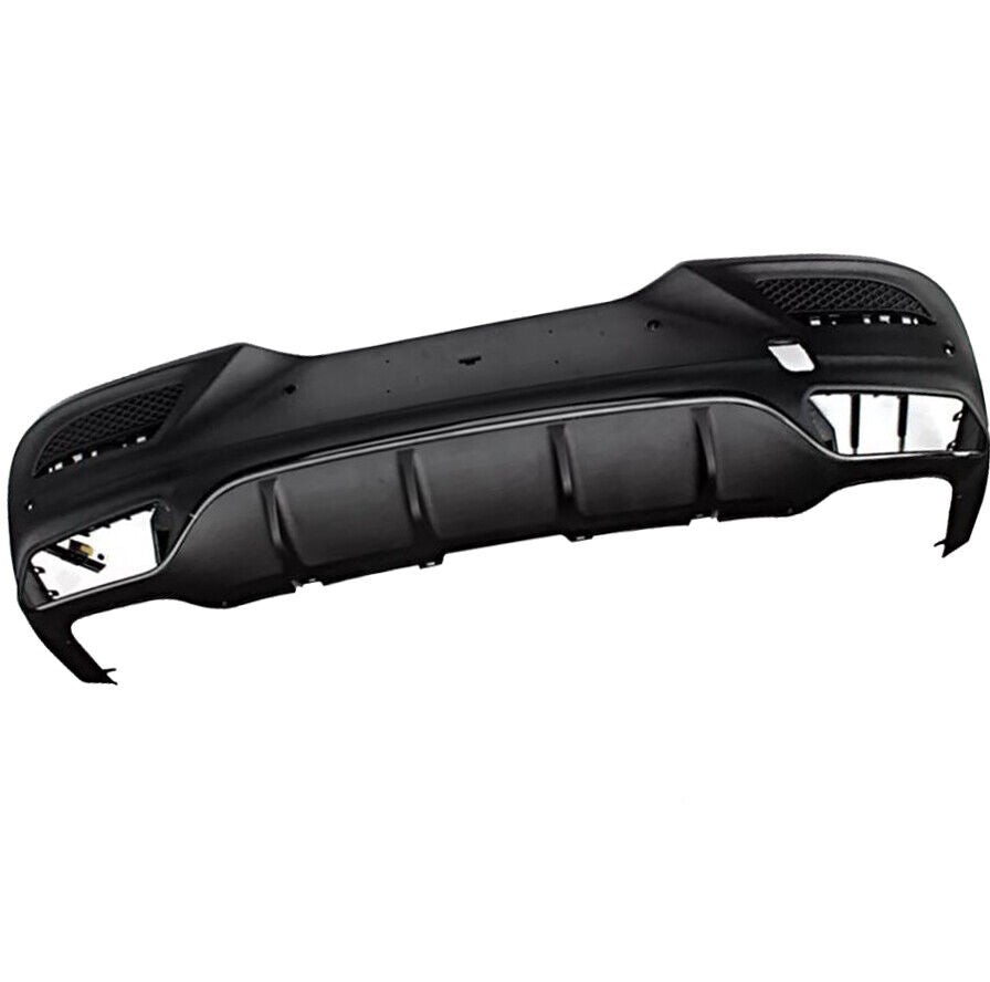 FOR MERCEDES GLE COUPE C292 AMG GLE63 STYLE REAR DIFFUSER VALANCE TAILPIPE BLACK