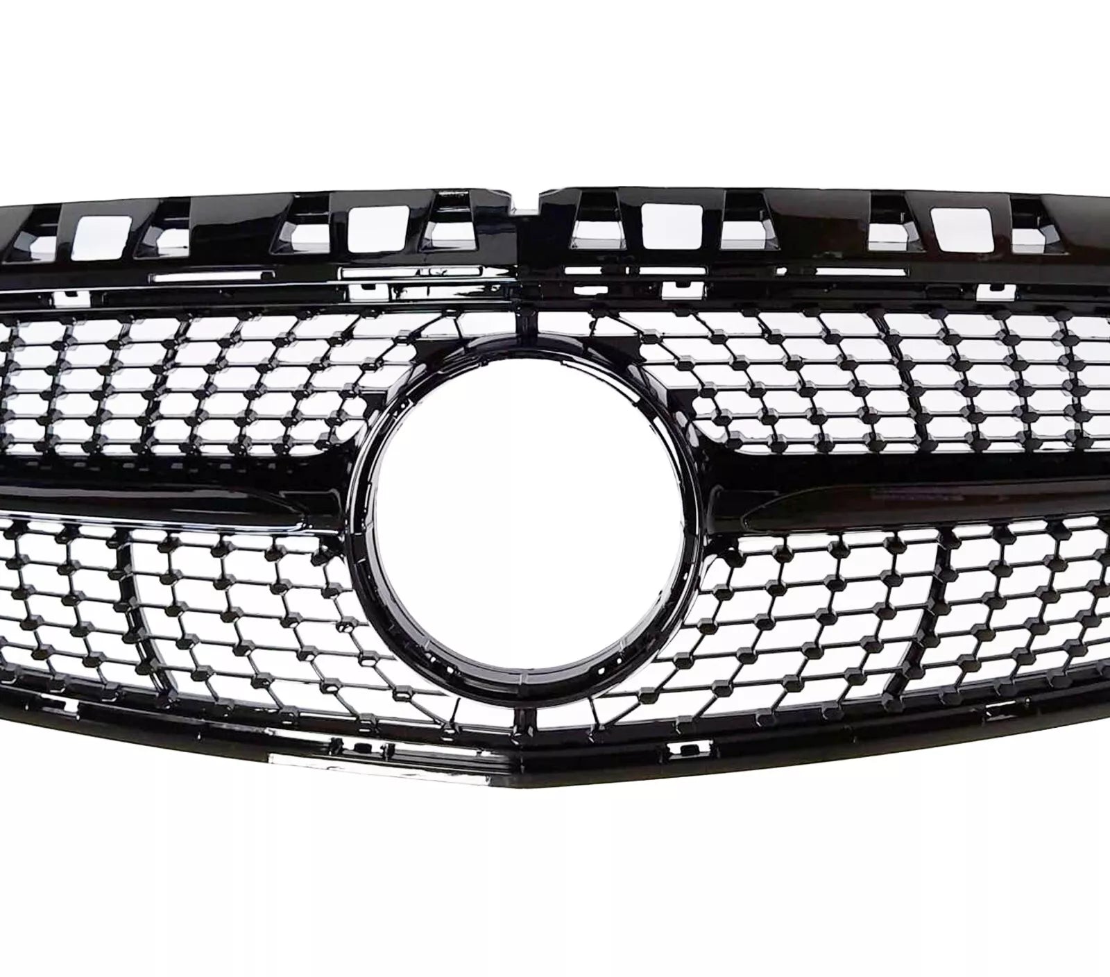 DIAMOND CHROME FRONT BUMPER GRILLE GRILL FOR MERCEDES A CLASS W176 PRE FACELIFT