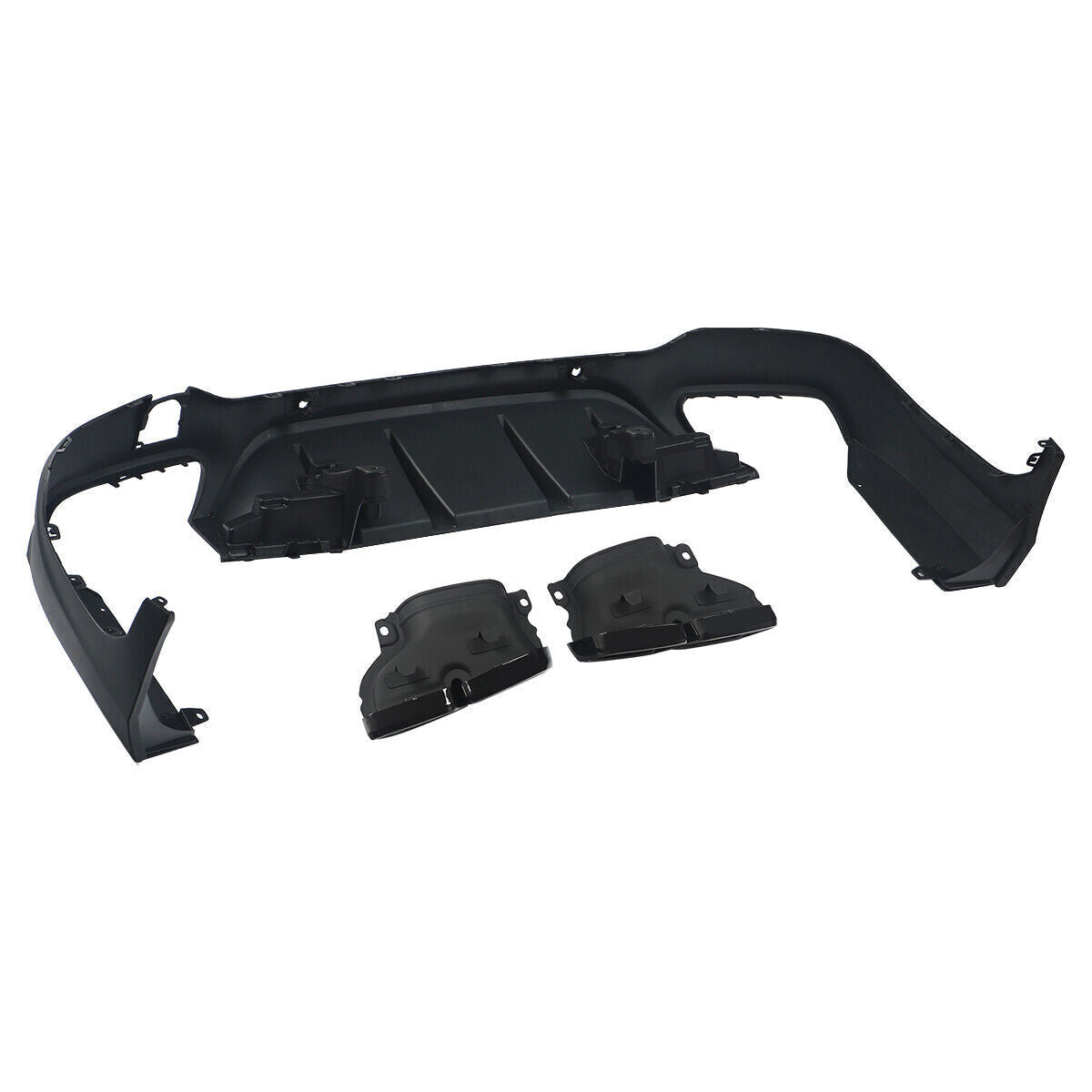 FOR MERCEDES GLC CLASS X253 GLC63 AMG STYLE REAR DIFFUSER & TAIL PIPES 16-19