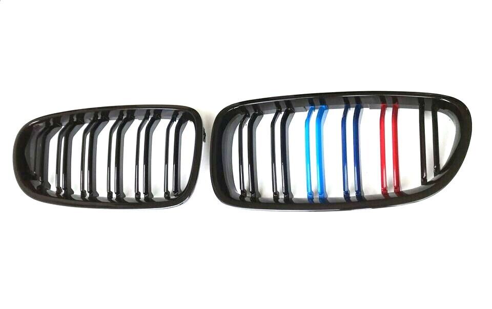 FOR BMW 5 SERIES F10 F11 FRONT M COLOR GLOSS M5 STYLE KIDNEY GRILLE GRILL 10-16