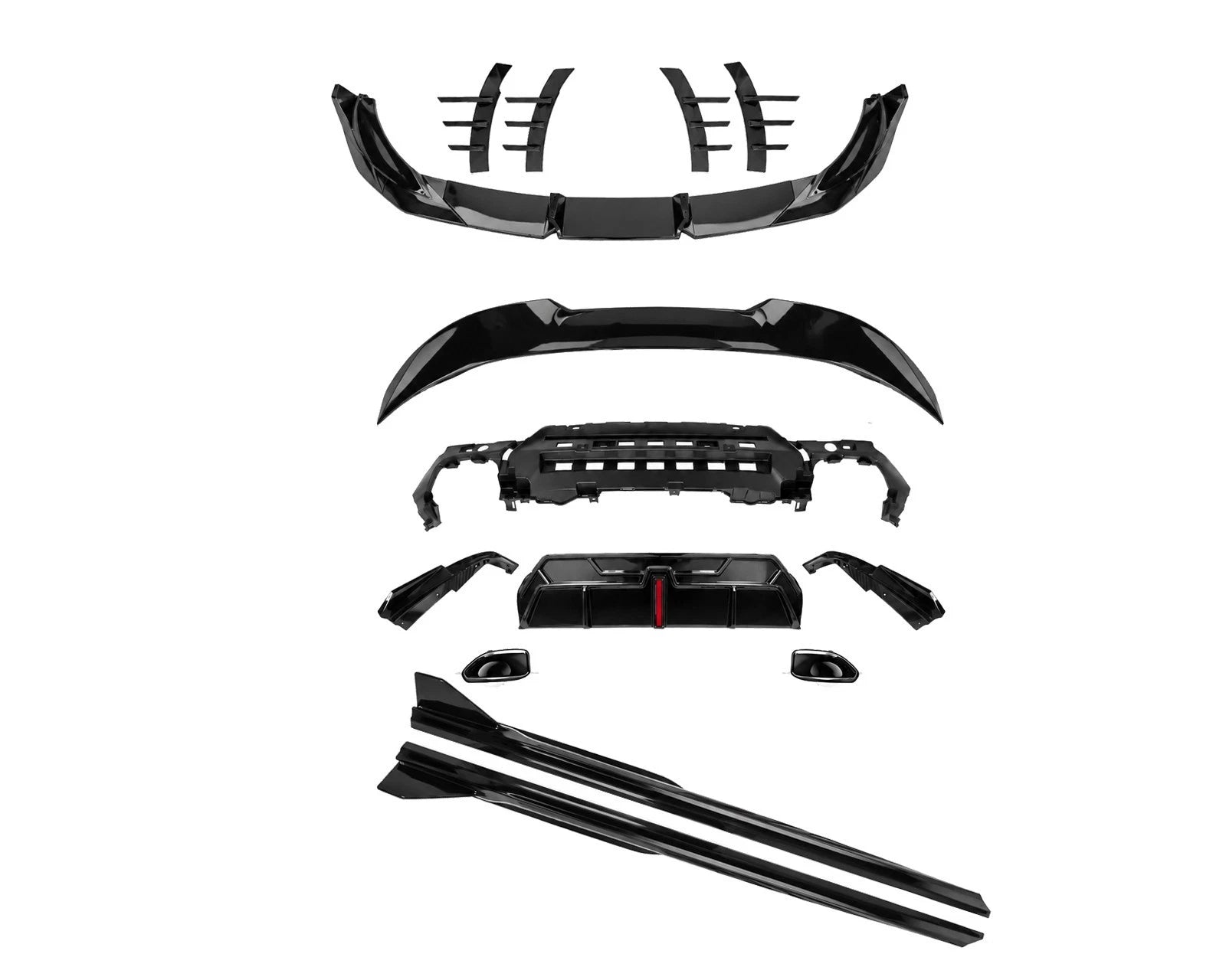 FOR BMW 2 SERIES G42 COUPE BODYKIT FRONT SPLITTER REAR SPOILER DIFFUSER BODY KIT