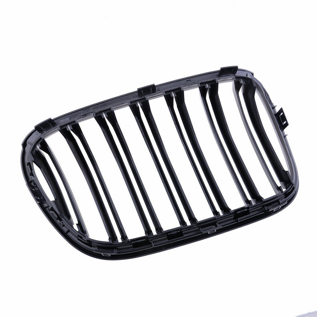 FOR BMW F25 X3 F26 X4 2010-14 GLOSS BLACK FRONT KIDNEY DUAL TWIN GRILLE GRILL
