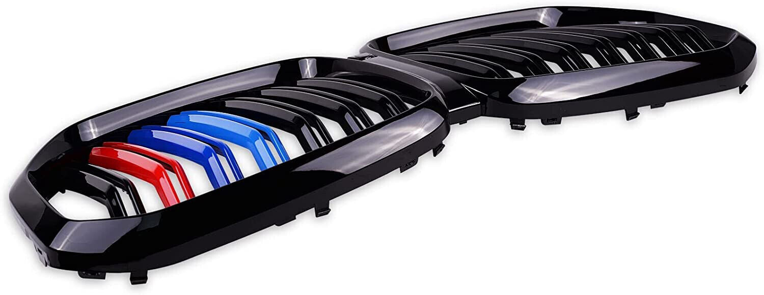 FOR BMW X5 G05 2018+ M COLOR DUAL SLAT KIDNEY GRILL GRILLE GRILLS